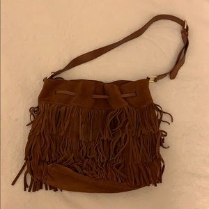 Vince Camuto fringe shoulder bag